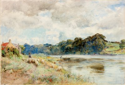 على كوكيه (قلم رصاص وألوان مائية على متن الطائرة) بواسطة إرنست ألبرت ووترلو